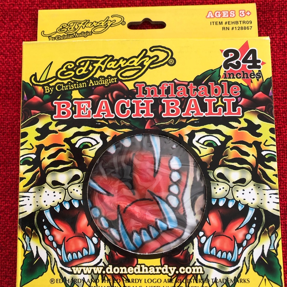 Ed Hardy Inflatable Beach Ball